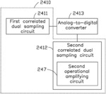 Image sensor with noise cancellation feature and electronic device with same