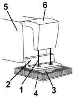 System for picking up elements