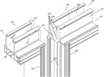 CURTAIN WALL AND DRAINAGE CAVITY FOR CURTAIN WALL UNIT