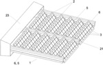 Movable Shingle Arrangement of Rectangular Strip Modules Comprising a Covering of Crystalline and Thin-Layer Solar Cells