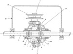 Gearbox and wheeled vehicle provided with such a gearbox