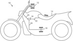 Motorcycle with haptic feedback