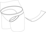 Undergarment with integrated liner