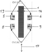 Current Sensor Comprising a Magnetic Field Sensor in a V-Shaped Arrangement