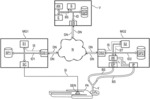 Device for controlling an operating state of at least one medical device in a medical data network as well as medical device for a medical data network