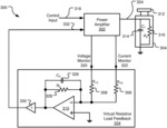 Virtual resistive load in feedback loop driving a piezoelectric actuator