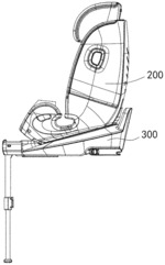 SEAT ADJUSTMENT STRUCTURE AND CHILD SAFETY SEAT