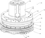 ROTARY TABLET PRESS WITH MULTIPLE ROW TURRET