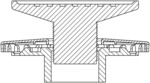 Flow Restrictor for protecting weep holes in Shower drains