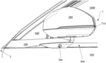3 PIECE BASE COVER, REAR VIEW DEVICE, VEHICLE AND ASSEMBLING AND DIS-ASSEMBLING METHOD