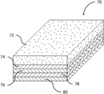 Conductive paper for making electroactive surface in construction