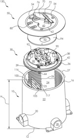 Electrical box assembly with an adjustable voltage divider