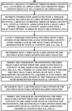 METHODS, SYSTEMS, AND MEDIA FOR NAVIGATING A USER INTERFACE WITH A TOOLBAR