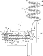 Passively cooled high power electric cable, system and method