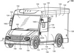Land vehicles adapted for use as electric delivery vehicles