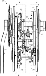 Bicycle gearbox having segmented sprockets