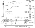 On-demand optical next-hop with optical provisioning segment routing (SR) label