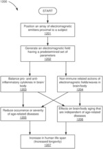 INCREASED HUMAN LIFE SPAN AND HEALTH SPAN THROUGH TRANSCRANIAL ELECTROMAGNETIC TREATMENT