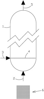 HYDROTREATMENT UPFLOW REACTORS WITH HIGH HYDROGEN-HYDROCARBON LIQUID CONTACT SURFACE AND IMPROVED HYDROGENATION CAPACITY