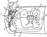 POWER DOORS FOR MOTOR VEHICLE WITH HOLD OPEN AND SLEEP CONTROL SYSTEMS AND METHOD