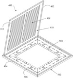 Air grille for an HVAC system with a collapsible filter holder