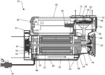 Air compressors for use with a vehicle