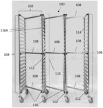 SYSTEM OF RACKS FOR SPACE SAVING STORAGE