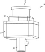 VEHICULAR CAMERA WITH STACKED CIRCUIT BOARDS AND METALLIC CONNECTING ELEMENT