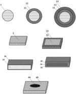 COMPOSITION FOR THE MANUFACTURE OF AN OPHTALMIC LENS COMPRISING SEMI-CONDUCTIVE NANOPARTICLES