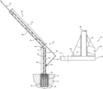 Base assembly for a lattice tower