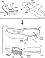 Foot support systems including tiltable forefoot components