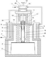 Variable vacuum capacitor and cooling method