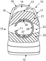 Easy-entry shoe with a spring-flexible rear