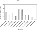 Tryptamine compositions for enhancing neurite outgrowth