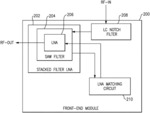 Out-of-band rejection using SAW-based integrated balun