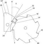 Plastic granulator stationary cutting segment