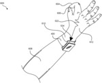 Systems and methods for sensing gestures via vibration-sensitive wearables donned by users of artificial reality systems