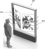 System and method for installing a transparent organic lighting diode (TOLED) display with transparency control medium and with a versatile mounting system