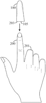 SANITARY FINGER COVER FOR USE WITH A FINGER PROBE