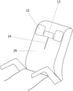 Angle mechanism passenger seat sleeping pillow