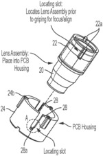Vehicular camera assembly process using welding to secure lens relative to camera image plane
