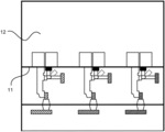 Three phase switchgear using single phase equipment in single casing