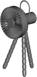 Three-legged fan