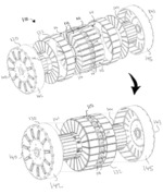 SYSTEM FOR AN ELECTRICAL MOTOR WITH COIL ASSEMBLIES AND EXTERNAL RADIAL MAGNETIC ELEMENTS