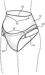 Garment for loop attachment through leg openings of bikini bottom to cover midriff