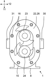 A ROTARY POSITIVE DISPLACEMENT PUMP