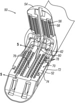 DISPLACEABLE ADJUNCT ATTACHMENT FEATURES FOR SURGICAL STAPLER
