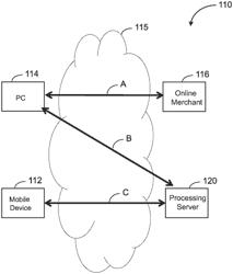 Mobile payment system and method using a mobile payment device without an installed application