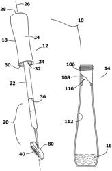 Mascara Applicator System with Pivoting Offset Brush Head