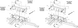 System for interchangeable furniture bases with interlock connections